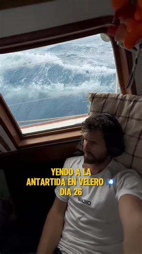 Marko Magister on Instagram: "Sailing to Antarctica - Day 26 Now we’re really in the Drake. Today was the longest and most uncomfortable day of the entire trip. Overnight the wind picked up, and by morning the sea looked completely different from yesterday, watching it is almost hypnotic. Every now and then a big wave slams into the boat, making everything shake. A few hours on watch, trying to sleep for a bit, eating something, back on watch… and on it goes. Viaje a la Antártida - Día 26 Ahora