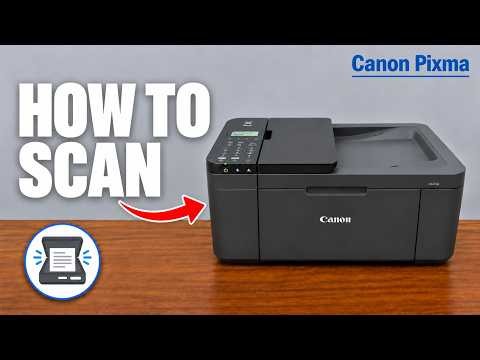 How to Use the Scanner of Your Canon Pixma TR4720 / TR4755i Printer