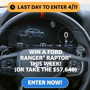 42 reactions · 3 comments | Spring into gear by claiming your entries to win a Ford Ranger® Raptor® (or take the $57,640). | PCH Publishers Clearing House | Facebook
