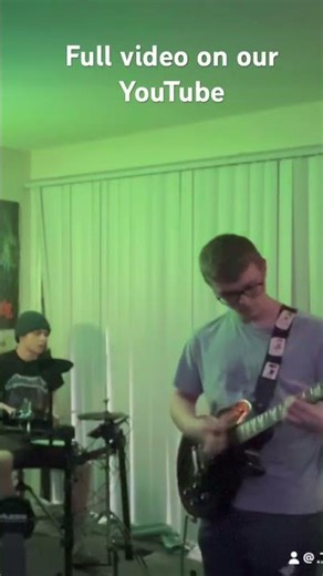 Jame session from today’s practice full video on out YT #guitar #bass #drummer #music #drum