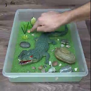 262K views · 3K reactions | Wild Crocodile In Epoxy Diorama | DIY & Crafts | Facebook