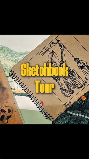 My Sketchbook Tour #art #creativity #shortvideo