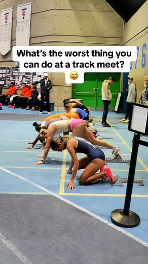 Mishaps at a Track Meet: False Start Blooper