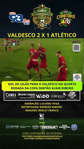 Goal by Lelão for Valdesco in the Avair Ribeiro 50+ Cup