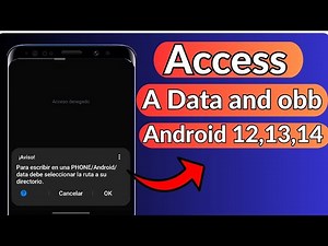 ✅ HOW TO ACCESS DATA AND OBB FOLDER Without Root on Android 11,12,13,14 / Enter Data and OBB