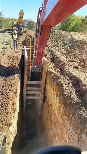 Trench Shoring & Protection Board Installation Process