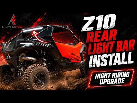CFMOTO ZFORCE Z10 Rear Light Bar Install | Thumper Fab