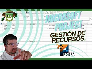 Tutorial Project. Curso de project como crear recursos en ms project