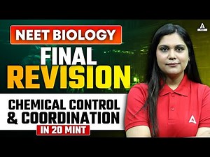 Chemical Control and Coordination One Shot | FINAL REVISION | NEET 2024 | Garima Goel