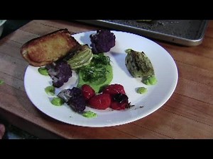 Sweet Pea Puree Vegan Style with Special Vegan Meal