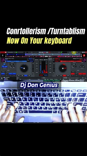 VirtualDj users: Never saw this coming (Controllerism Now On keyboard) #shorts #foryou #mapping