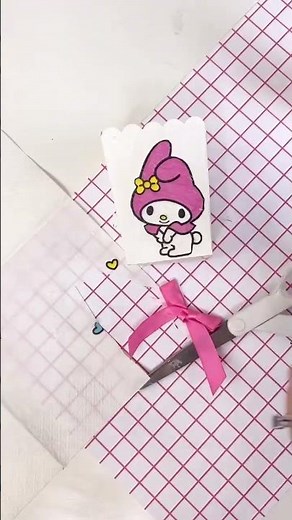 DIY Hello Kitty-Inspired Popcorn Boxes 🎀 Easy Kawaii Party Craft