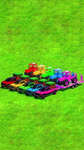 Transport Minecraft with Mercedes Benz Tractors | Farming Simulator 22