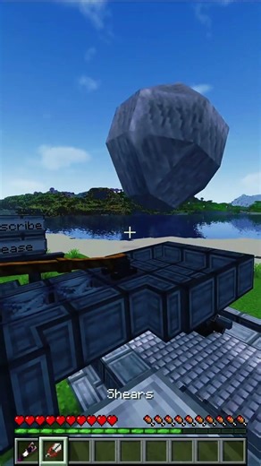 Catapult in Minecraft with Create Aeronautics | Physics in Minecraft