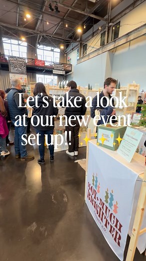 After 11 years of the exact same market set up using the traditional foldable tables, I finally got bored enough to switch it up! I was inspired by @tailfeatherco’s set up, and pretty much followed it to a T with a couple of variations and additions. It happens to mimic the exact set up we have in much of our brick and mortar shop with that cuuute as heck Ivar shelving system. I found that this new set up created more space for customers to peruse. It also allowed for a flow of foot traffic that