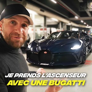 279K views · 2.5K reactions | Je prends l'ascenseur avec la voiture  (Bugatti) | GMK | Facebook