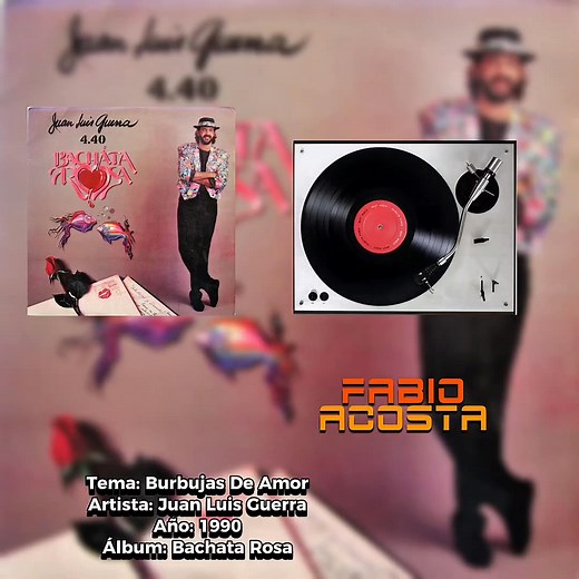 Tema: Burbujas De Amor Artista: Juan Luis Guerra Álbum: Bachata Rosa #clasicos_de_siempre | Dj Fabio Acosta