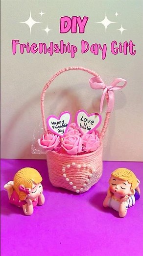 Diy friendship day gift idea 🤩🎀🌸💞| gift for best friend 😘 | diy gifts| diy chocolate gift idea