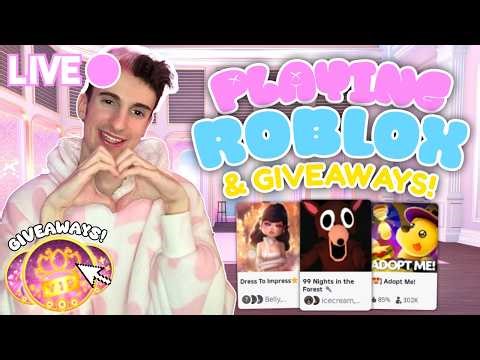 🔴 LIVE - PLAY ROBLOX WITH ME & WIN GIVEAWAYS! COME JOIN!