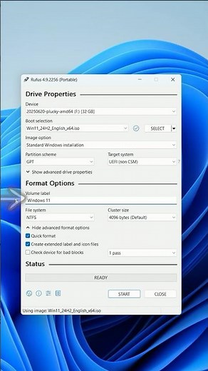 Create a Windows 11 USB in 60 Seconds! (Rufus Guide)