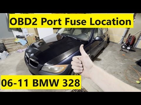 OBD2 Port Fuse Location BMW 328i (since Sept. 07-11) 07 08 09 10 11 2007 2008 2009 2010 2011