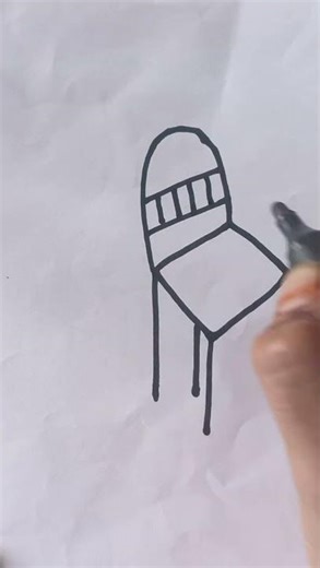 how to draw a chair drawing #chairdrawing #shorts #trending #easychair drawing #drawing#trending