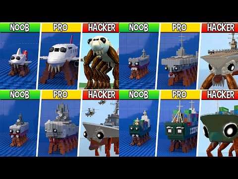 LEGO ALL Characters in Crabtanic Family (FULL COLLECTION #1) : Noob, Pro, HACKER! / (WE SWAM TOO FAR
