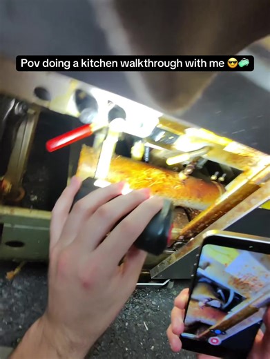 Pov doing a kitchen walkthrough with me 😎🧼