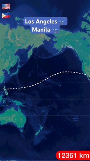Flight from Los Angeles 🇺🇸to Manila(Philippines)🇵🇭✈️ by American Airlines #travelroutes #airline