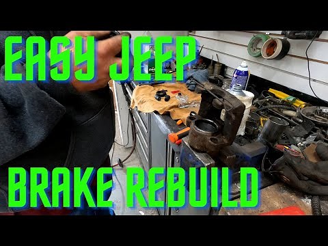 Rebuild Your Jeep's Brake Calipers In Minutes!
