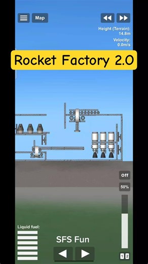 Rocket Factory 2.O #spaceflightsimulator #marsspaceflightsimulator #sfs