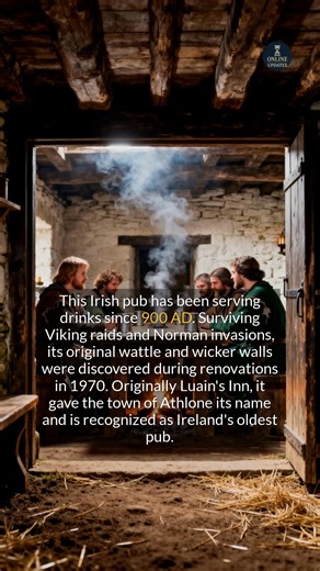 This Irish pub has served drinks since 900 AD, surviving Viking raids to become Irelands oldest pub. #history #ancienthistory #vikings | Online Updates