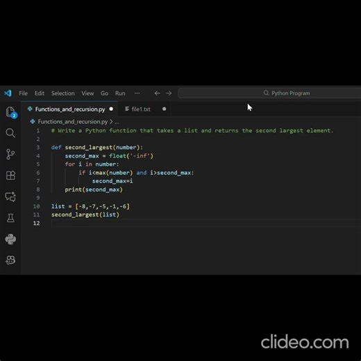 Python Problem Statement on Function and Recursion #python #pythonprogramming #code #shorts #coding