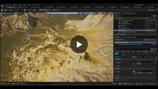 UE5.4 Auto Landscape Workflow with Gaea and RVT | Biswadip Sarkar posted on the topic | LinkedIn