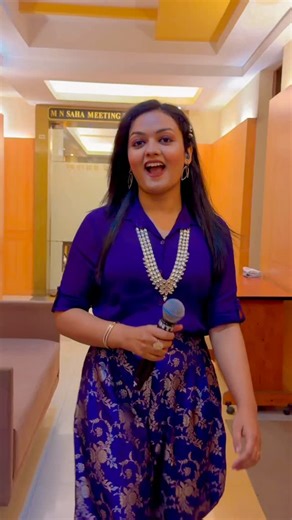 Mayuri Saha Official on Instagram: "The stage fell silent, but my heart is still singing 🎶 Some evenings stay long after the lights go off. Forever grateful for this shared moment of music. A beautiful night at IACS♥️✨🎤 #mayurisaha #indianidol #season15 #liveshow #maestromayuri"