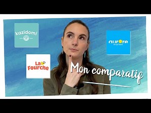 Je compare 3 ÉPICERIES #BIO EN LIGNE : La Fourche, Kazidomi, Aurore Market (Code promo) + #unboxing