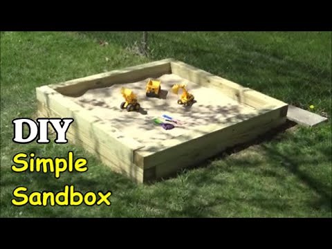 How to Build a Simple Sandbox - DIY