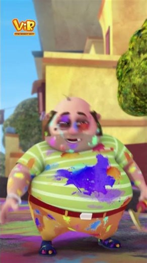 Vir The Robot Boy Holi Party | Bura Na Mano Holi Hai | Funny Holi Moments | 3D Animated Short