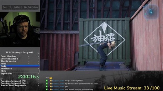🛑 [PS5] FF7 Remake Learning Making Splits (Day 2) 🛑 Any% Easy NMG !musicstream