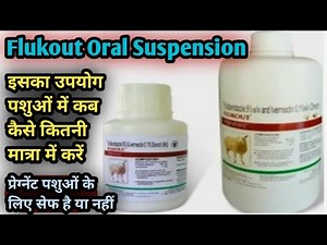 Flukout Oral/Triclabendazole & Ivermectin Use in Animals||पशुओं में कब कैसे कितनी मात्रा में करें