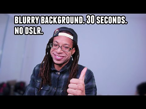 How to create a Blurry Background with a Webcam and a Green Screen