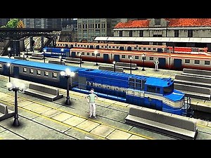 Train Racing Games 3D 2 Player - Level 1 and Level 2