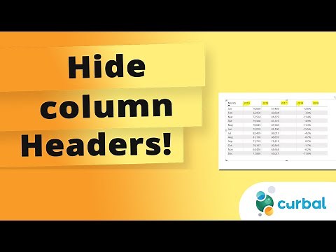 Need To Hide Column Headers In Power Bi? I've Got You Covered With The Best Way To Do It!