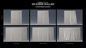 CURTAINS - 02 SHEER WALLED