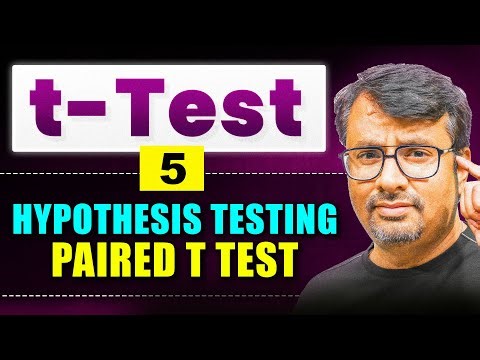 Paired t Test Explained | Hypothesis Testing Made Easy | By GP Sir