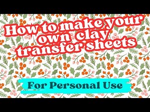 How to design your own water soluble polymer clay image transfer sheets tattoo Magic Transfer Paper