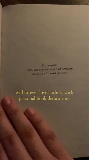 The Magic of Personal Book Dedications