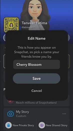 How to Change Name in Snapchat Application