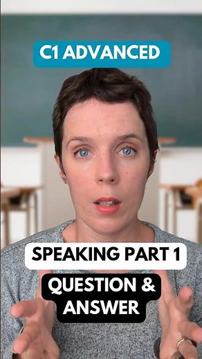 C1 Advanced Speaking Part 1 Question #c1advanced #cambridgeadvanced #speakingtest #ingles #inglese
