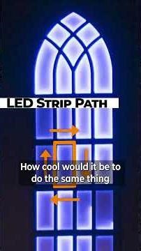 Digital LED Strip Render Program to Mix Projector with Physical Church Stage Design